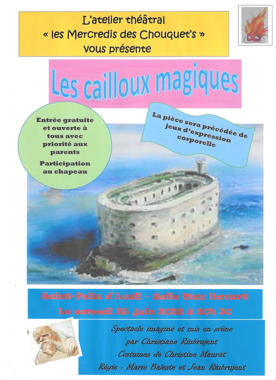 Affiche · Les cailloux magiques, 25 juin 2022