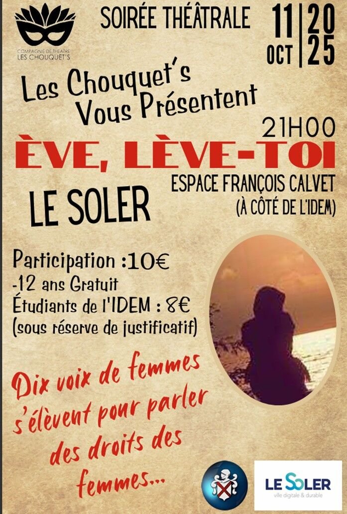 Affiche · Ève, lève-toi au Soler