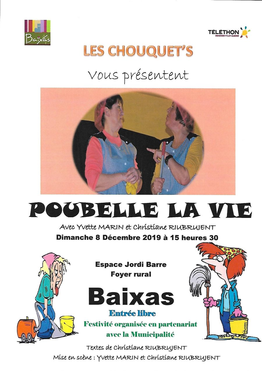 Affiche · Baixas, 8 décembre 2019